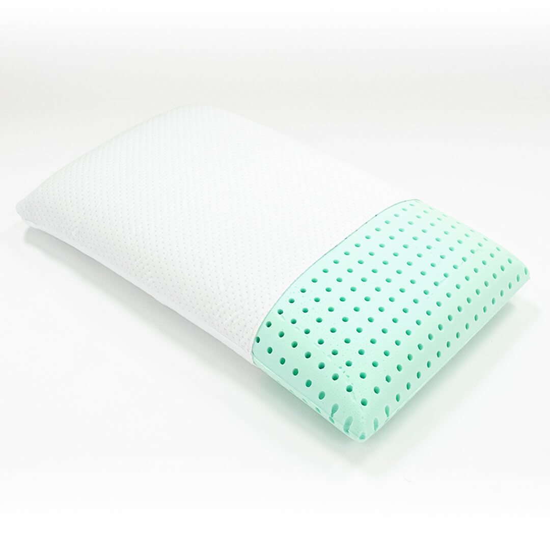 Blu Sleep Bio Aloe Memory Foam Pillow - Infused with Aloe Vera Oil at Real Deal Sleep