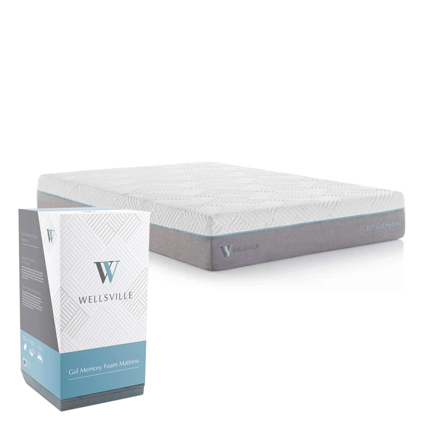 Wellsville 11 online latex hybrid mattress
