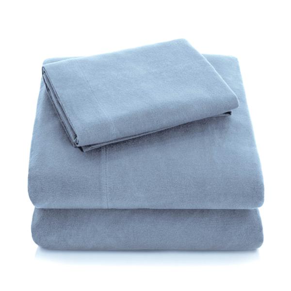 Malouf Portuguese Flannel at Real Deal Sleep Light Blue